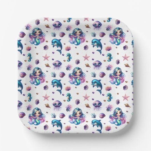 Mermaid's Adventure! ペーパープレート (正面)
