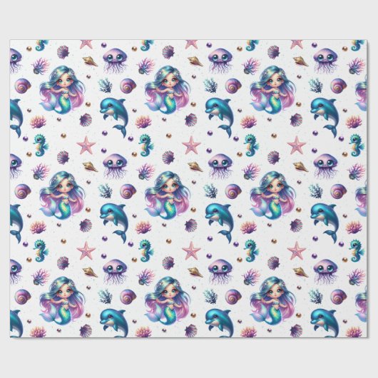 Mermaid's Adventure! ラッピングペーパー (フラット)