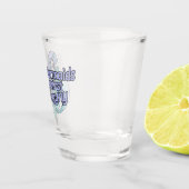 Mermaids Against Misogny Feminist Mermaidのアートワーク ショットグラス (右)