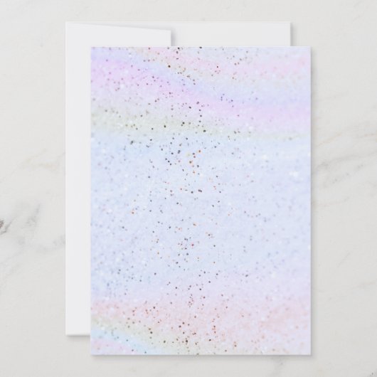 Mermaids and Unicorns Magical Birthday invitation 招待状 (裏面)