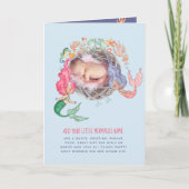 Mermaids BUDGET写真招待状発表 カード (正面)