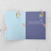 Mermaids BUDGET写真招待状発表 カード (内部)