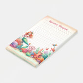 Mermaid's Cove Sticky Notes ポストイット (アングル)