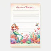 Mermaid's Cove Sticky Notes ポストイット (正面)