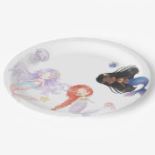 Mermaids Paper Plate ペーパープレート (アングル)