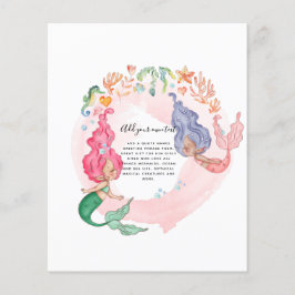 MERMAIDS Personalized チラシ