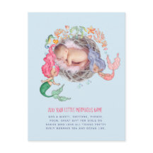 Mermaids PHOTOパーソナライズされた招待状発表