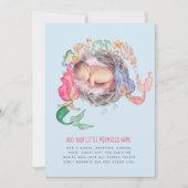 Mermaids PHOTOパーソナライズされた招待状発表 招待状 (正面)