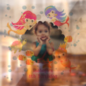 Mermaids Photo Transparent ウィンドウサイン (シート2)