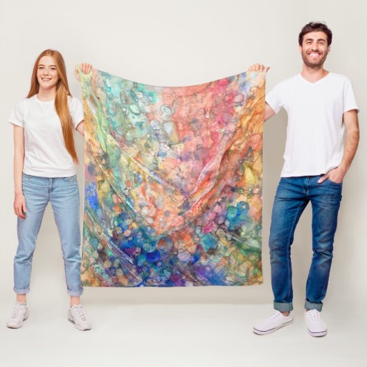 Mermaid's Shadow: Ocean Depths フリースブランケット (インサイチュ)