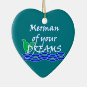 Merman Of Your Dreams （白） セラミックオーナメント (右)