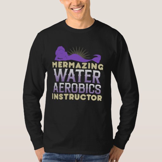 Mermazing Water Aerobics Instructor Fitness Expert Tシャツ (正面)