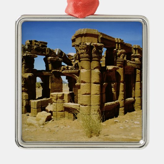 Meroiticのキオスク メタルオーナメント (正面)