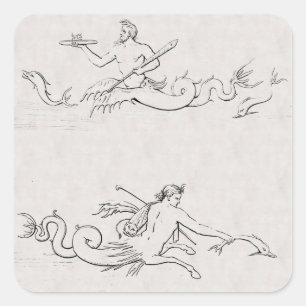 Merpeople スクエアシール