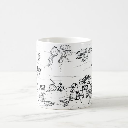 Merpugs コーヒーマグカップ (中央)
