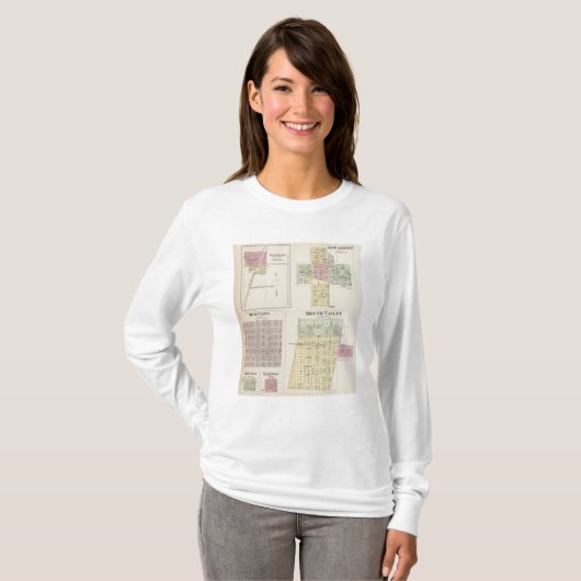 Merriam、Altamont、モンタナの小山の谷、カンザス Tシャツ (正面フル)