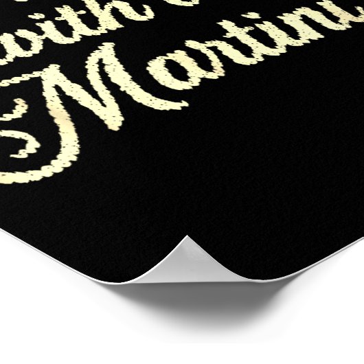 Merrier With A Martini Making Srits Bright Ugly Ch ポスター (角)