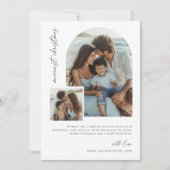 Merriest Christmas Arch Photo Family Beach Card シーズンカード (正面)