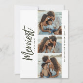 Merriest Christmas Beachy Family Photo Maritime シーズンカード (正面)