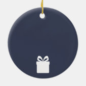 Merriest Christmas Family Joy Christmas セラミックオーナメント (裏面)