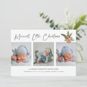 Merriest Little Christmas Multi Photo Birth  案内状 (スタンド正面)