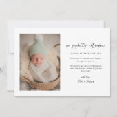 Merriest Little Christmas Multi Photo Birth  案内状 (裏面)