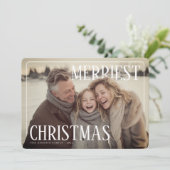 Merriest Modern Christmas Photo シーズンカード (スタンド正面)