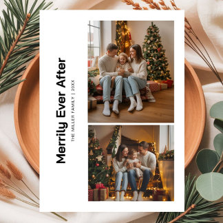 Merrily Ever After Family Christmas Card シーズンカード