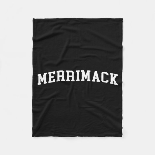 Merrimack  フリースブランケット (正面)