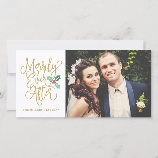 Merriy Ever 結婚 After's Holidayの写真 |金ゴールド シーズンカード (正面)