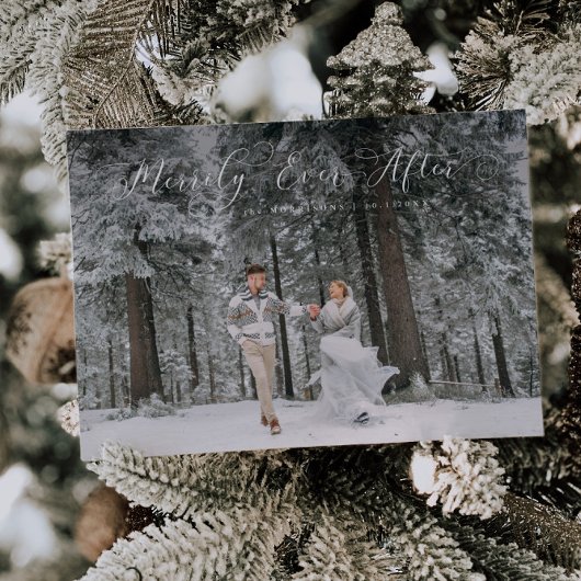 Merriy Ever After 結婚's Overlay Photo シーズンカード