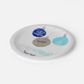  merry & ブライト オーナメント ホリデー クリスマス プレート (アングル)