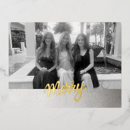 Merry 箔シーズンポストカード