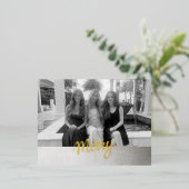 Merry 箔シーズンポストカード (立ち正面)