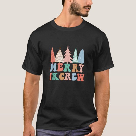 Merry 4K Crew Kindergarten Teacher 4K Kinder Crew  Tシャツ (正面)