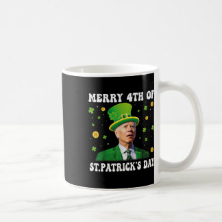 Merry 4th Of St Patricks Day Groovy Joe Biden Conf コーヒーマグカップ