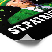 Merry 4th Of St Patricks Day Groovy Joe Biden Conf ポスター (角)