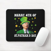 Merry 4th Of St Patricks Day Groovy Joe Biden Conf マウスパッド (マウス)