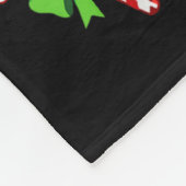 Merry 67 And A Happy New Year Six Seven Christmas フリースブランケット (角)