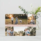 Merry All the Way 4-photo Christmas Card シーズンカード (スタンド正面)