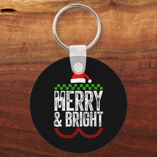 Merry &amp; Bright Moody &amp; Uptight Matching Co キーホルダー (正面)