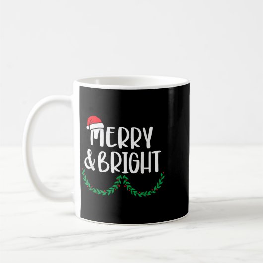 Merry & Bright Moody & Uptight Matching Co コーヒーマグカップ (左)