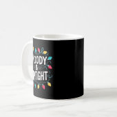 Merry & Bright Moody & Uptight Matching Co コーヒーマグカップ (正面左)