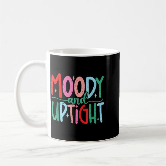 Merry & Bright Moody & Uptight Matching Co コーヒーマグカップ (左)