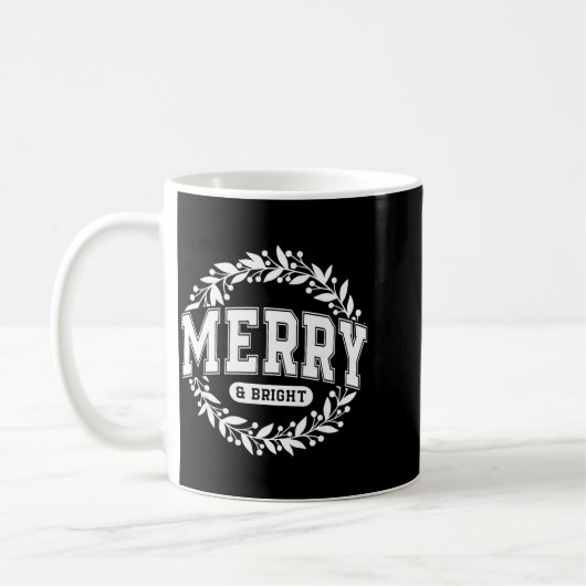 Merry & Bright Moody & Uptight Matching Co コーヒーマグカップ (左)