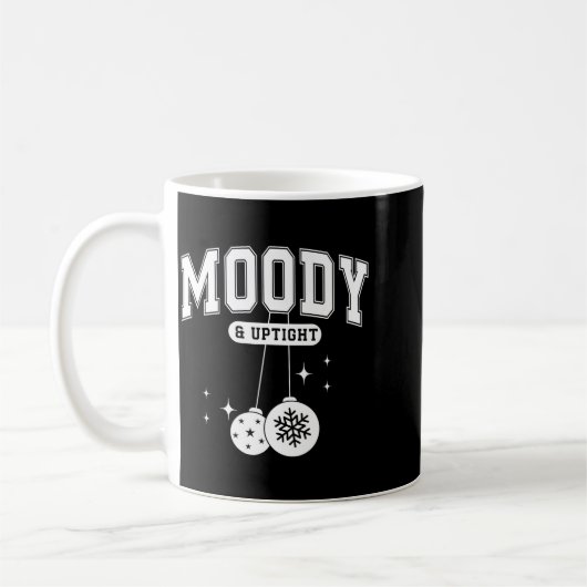 Merry & Bright Moody & Uptight Matching Co コーヒーマグカップ (左)