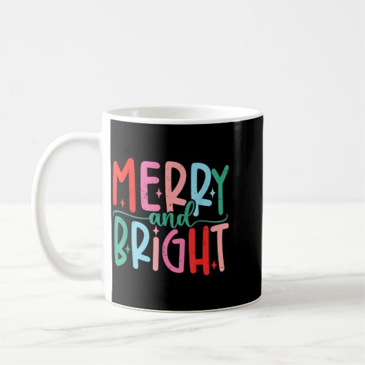 Merry & Bright Moody & Uptight Matching Co コーヒーマグカップ (左)
