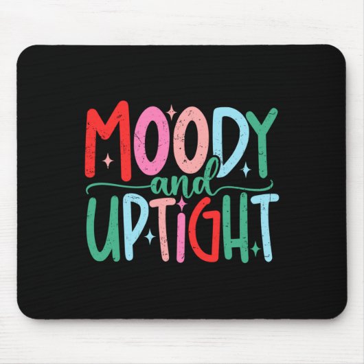Merry &amp; Bright Moody &amp; Uptight Matching Co マウスパッド (正面)
