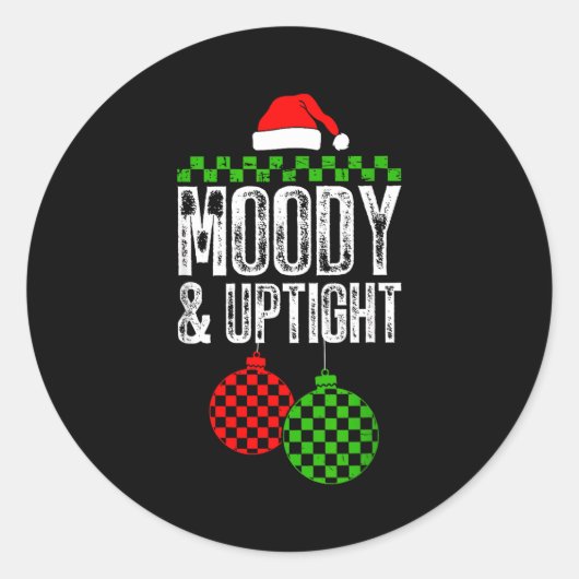 Merry & Bright Moody & Uptight Matching Co ラウンドシール (正面)