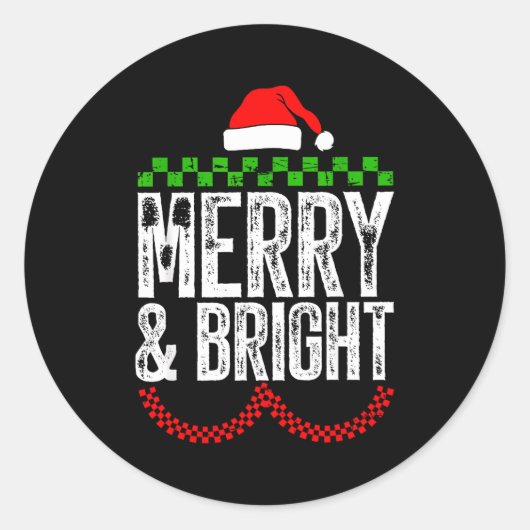 Merry &amp; Bright Moody &amp; Uptight Matching Co ラウンドシール (正面)